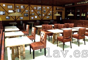 Diseño, mobiliario y decoración para bares y restaurantes