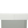 Mesa de comedor de diseño cuadrada acabado blanco puro 3