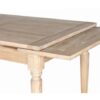Mesa de comedor extensible FLORENCIA madera de roble provenzal
