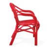 905080 SILLÓN apilable PEÑISCOLA rattán rojo - Imagen 2