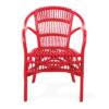 905080 SILLÓN apilable PEÑISCOLA rattán rojo - Imagen 4
