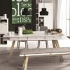 Mesa escritorio VOX nórdico 200 madera y blanco - Imagen 3