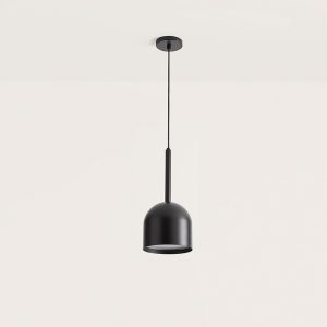 Lámpara de techo de diseño moderno LUCA negro mate (1)