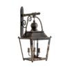 25931 Lámpara de pared FAROL 58x83 negro envejecido - Imagen 2