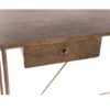 47014822 Consola de diseño vintage 111 madera y metal bronce envejecido - Imagen 2