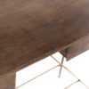 47014822 Consola de diseño vintage 111 madera y metal bronce envejecido - Imagen 3