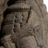 94485 Escultura decoración étnica hindú GANESHA 70 fibra de cemento gris - Imagen 8