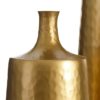 105656 Jarrón de aluminio 27x77 color oro envejecido - Imagen 4