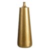 105656 Jarrón de aluminio 27x77 color oro envejecido - Imagen 2