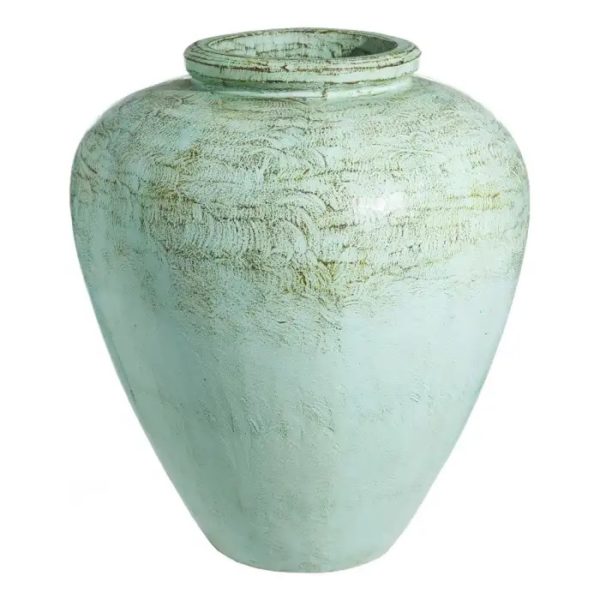 107210 Jarrón de terracota 80x90 verde