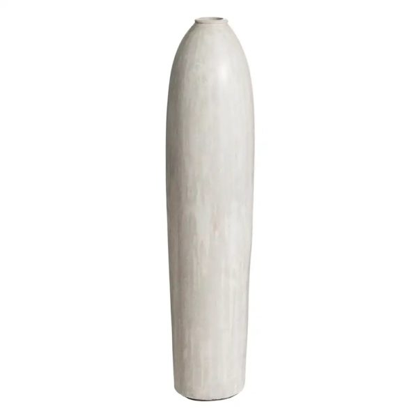 107196 Jarrón de terracota 20x100 gris