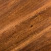 47013332 Mesa de comedor de diseño Art Decó 200 madera oscura y metal dorado - Imagen 3