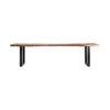 26267 Mesa de comedor TRAP 300 hierro y madera forma irregular - Imagen 5