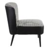 105460 Sillón de diseño nórdico vintage patas metal y tapizado pata de gallo - Imagen 4