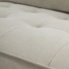 101260 Sofá chaise longue de diseño nórdico 310 con asiento tapizado en capitoné beige - Imagen 6