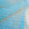 106624 Set de tres cuadros impresión ABSTRACTO 58x117 azul y blanco - Imagen 6