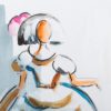 107816 Set de cuatro cuadros PINTURA MENINA 40x40 marrón - Imagen 8