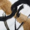 107815 Set de cuatro cuadros PINTURA ABSTRACTO 40X40 negro y marrón - Imagen 9