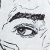 107716 Lienzo PINTURA ROSTRO 120x150 blanco y negro - Imagen 4