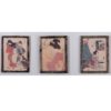 47013037 Set de tres cuadros Figuras chinas 30x40 acuarela - Imagen 2