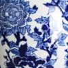 106935 Urna de cerámica oriental 39x56 blanco y azul - Imagen 5
