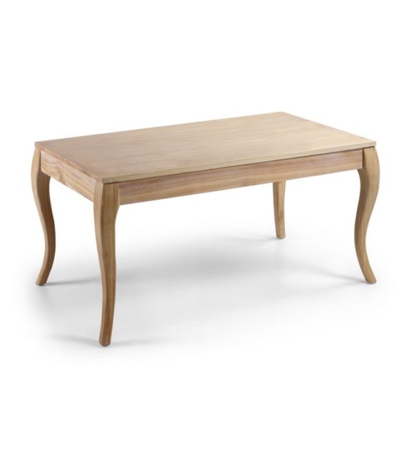 305024 Mesa de comedor extensible BROMO 160 madera hecho a mano
