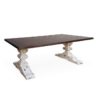 314010X Mesa de comedor vintage EVEREST 200 madera - Imagen 2