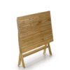 9127 Mesa rectangular plegable JARDÍN 120 para exterior hecho a mano en madera irregular - Imagen 3