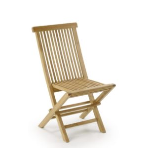 9100 Silla plegable JARDÍN 90 para exterior hecha a mano en madera