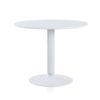 8397 Mesa redonda de estilo nórdico 100 Ø pie de acero blanco - Imagen 2
