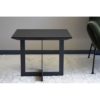 34H249N Mesa auxiliar de diseño moderno 60 madera color negro y metal grafito mate - Imagen 2