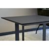 34H249N Mesa auxiliar de diseño moderno 60 madera color negro y metal grafito mate - Imagen 3