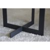 34H249N Mesa auxiliar de diseño moderno 60 madera color negro y metal grafito mate - Imagen 4