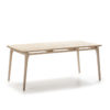76436/15 Mesa de comedor de diseño nórdico 180 madera acabado gris - Imagen 3