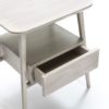 76427/09 Mesita de noche de diseño nódico 50 madera gris velado - Imagen 2