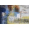34SI2541 Cuadro abstracto 100x120 pintura sobre lienzo marco madera natural - Imagen 2