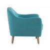 2019/1 Sillón de estilo nórdico azul turquesa - Imagen 4