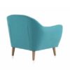 2019/1 Sillón de estilo nórdico azul turquesa - Imagen 5