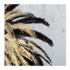 108133 Set de cuadros Palmera negro y oro 80x80 - Imagen 3