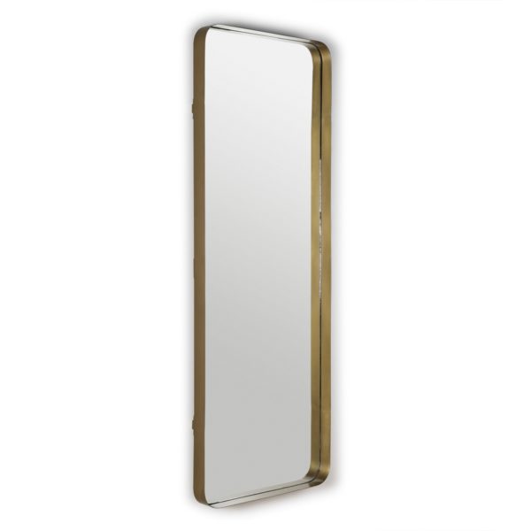 31761 Espejo decorativo Art Decó 190 metal dorado