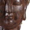 107357 Figura decorativa busto de Buda en poliresina oro y marrón - Imagen 6