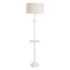 103984 Lámpara de pie vintage de madera blanco rozado - Imagen 2