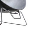 104104 Lámpara de suelo foco de cine estilo industrial en acero negro y plata - Imagen 4