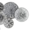 106750 Mural de pared en metal gris y blanco - Imagen 3