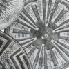 106750 Mural de pared en metal gris y blanco - Imagen 5