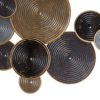 106759 Mural de pared en metal gris y oro - Imagen 3
