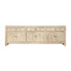 GK007 Mueble aparador de diseño oriental 280 madera envejecida 6 puertas y cajones - Imagen 3