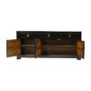 A164 Mueble aparador de diseño oriental 180 madera color negro - Imagen 3