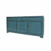 A165 Mueble aparador de diseño oriental 180 madera con desgastes - Imagen 2