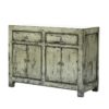 GC617 Mueble aparador de diseño oriental 120 madera envejecida - Imagen 2